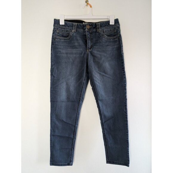 Democracy Ab Technology Jeans Women's Size 12 Skinny Stretch Denim - Picture 1 of 7